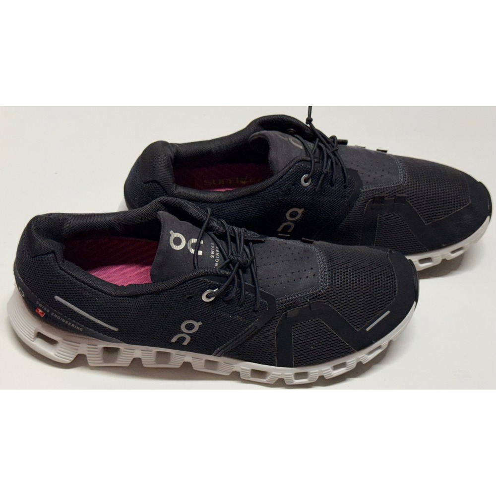 On Cloud 5 Running Black Charcoal Sneakers Womens 10.5 59.98904 Running Shoes